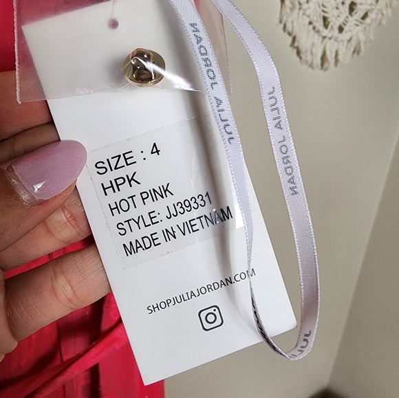 Julia Jordan Floral Sleeveless Tiered Maxi Dress In Pink - Picture 13 of 13